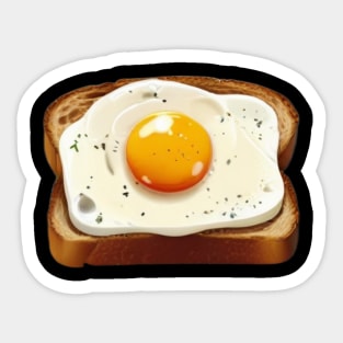 Egg Fried Sandwich Bread Toast Vintage Yummy Kawaii Coffee Japam Japanese Sticker